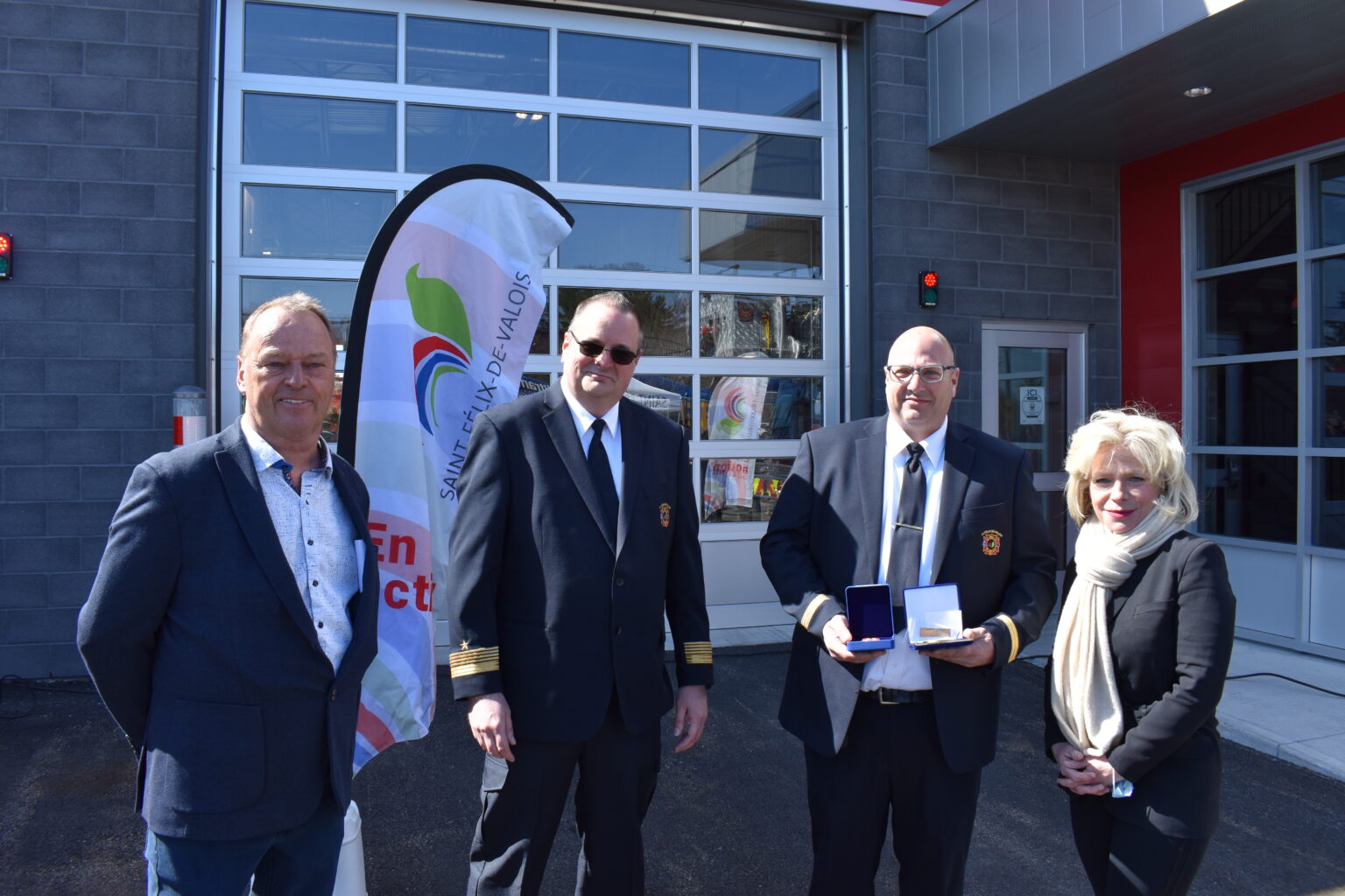 Inauguration de la caserne SaintFélixdeValois