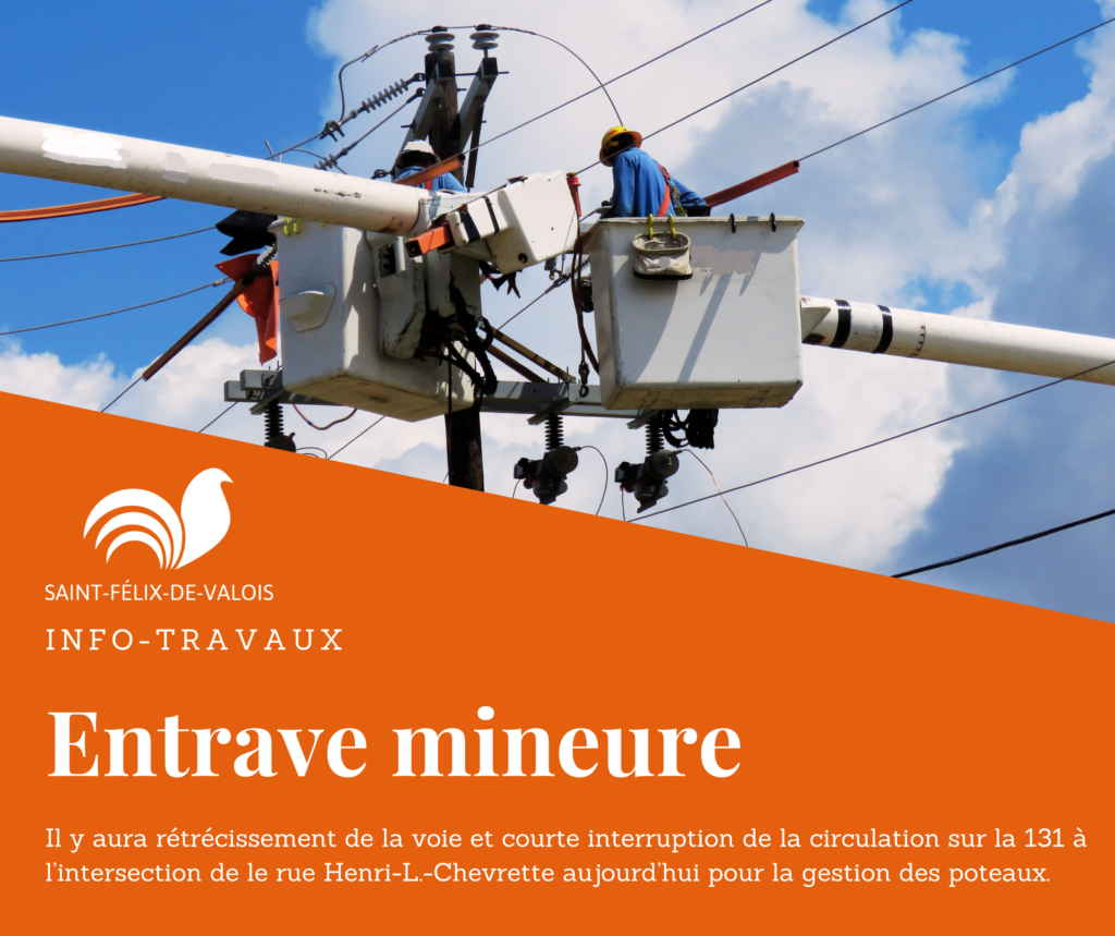 Travaux poteaux