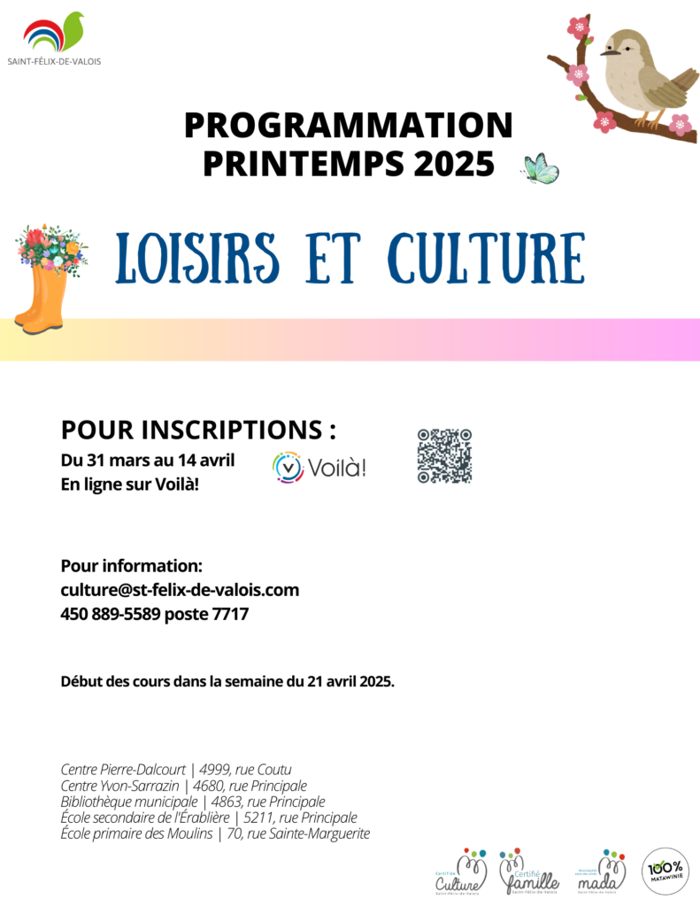 Programmation printemps 2025