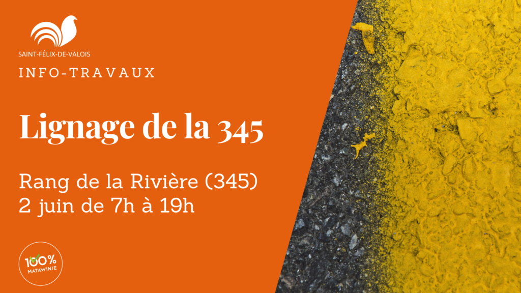 Travaux de lignage sur la 345