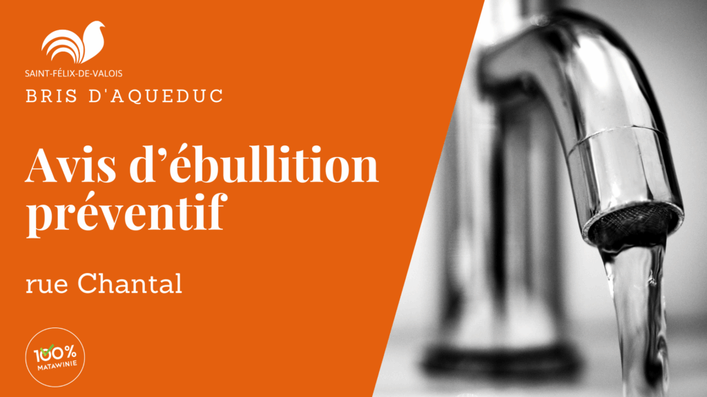 bris aqueduc rue Chantal