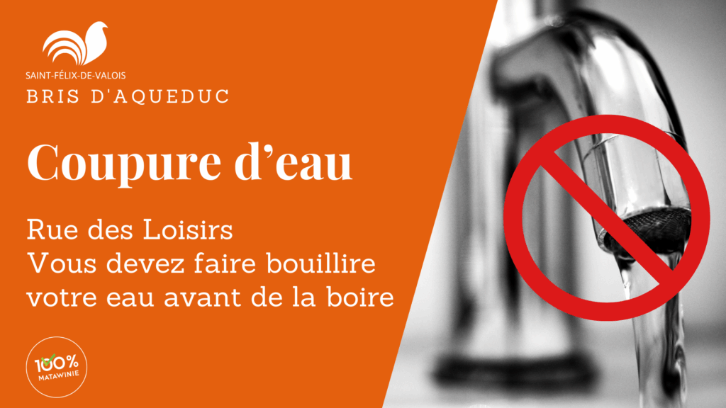 bris aqueduc - Loisirs 15-01-2026